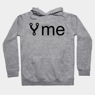 Fork Me - Funny Programmer Design with Git Fork Symbol Hoodie